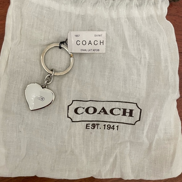 Coach Signature Locket Keychain - Picture 1 of 5